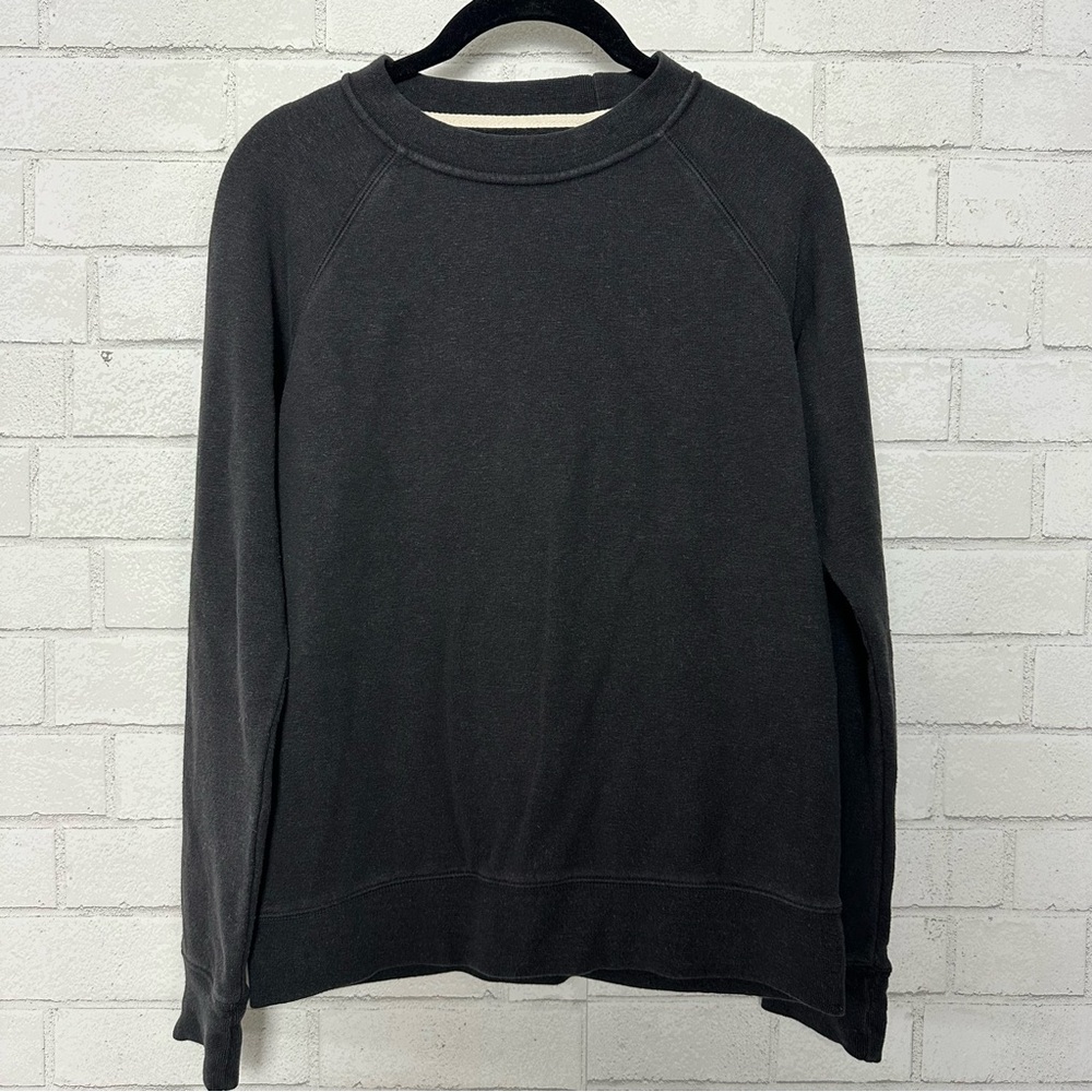 Proof Collective Hemp Organic Cotton Crewneck sweatshirt XXS Dark Charcoal New